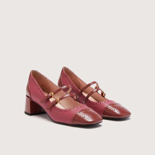 Coccinelle Magalu Shiny Brogue Bicolor